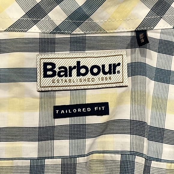 Barbour short sleeve button up shirt size XL - Picture 7 of 12